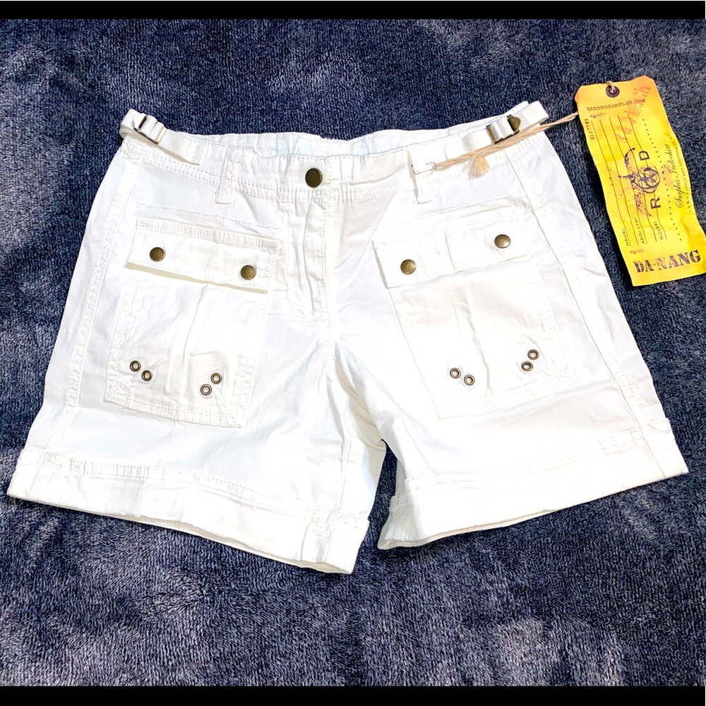 New White Da-Nang Surplus Shorts Size XS